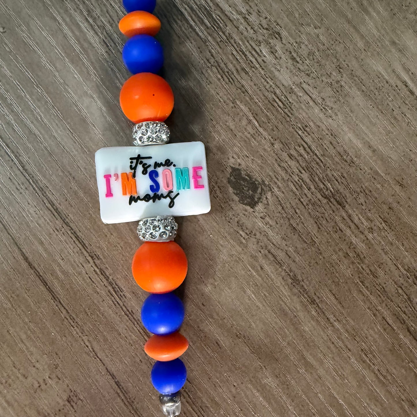Beaded straw cleaner
