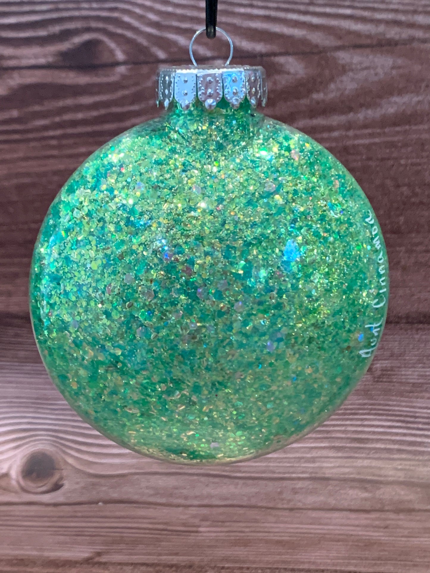 #186 Glittered Ornament