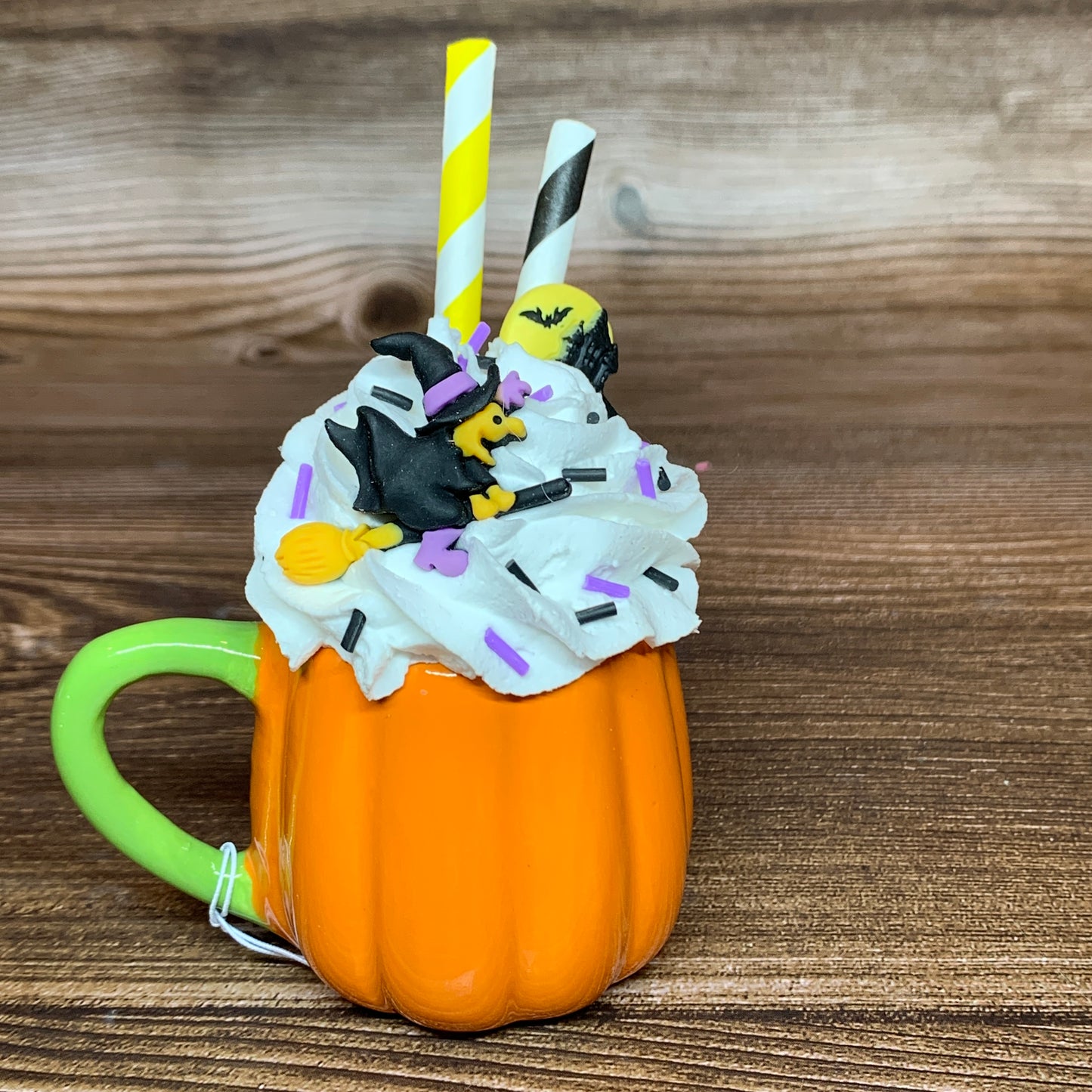 Small Halloween Pumpkin Mini Mugs