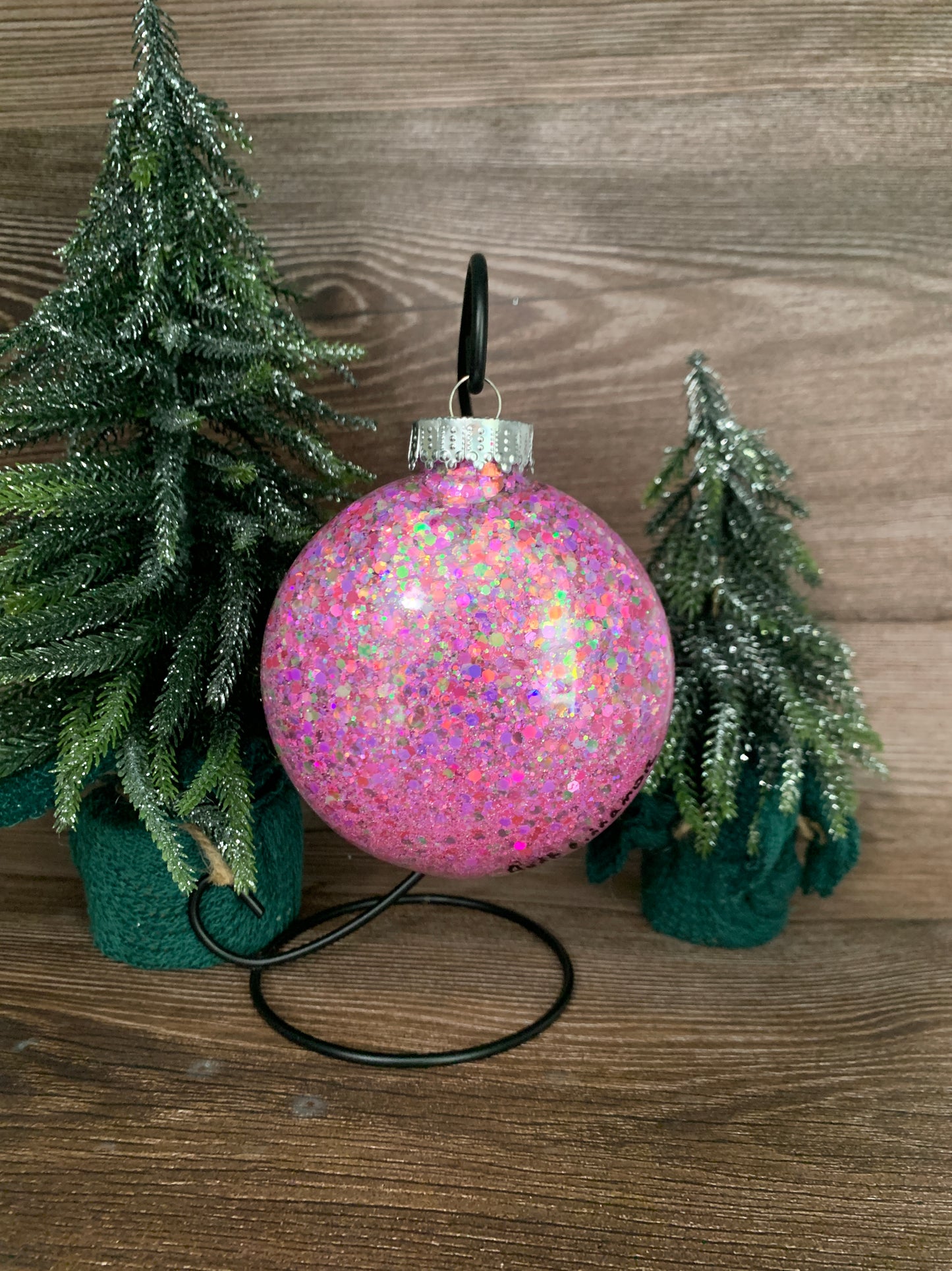 #147 Glittered Ornament
