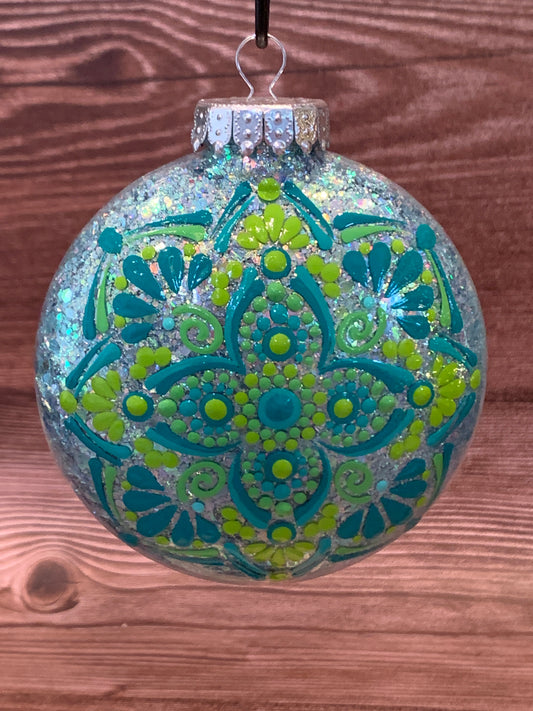 #182Glittered Ornament