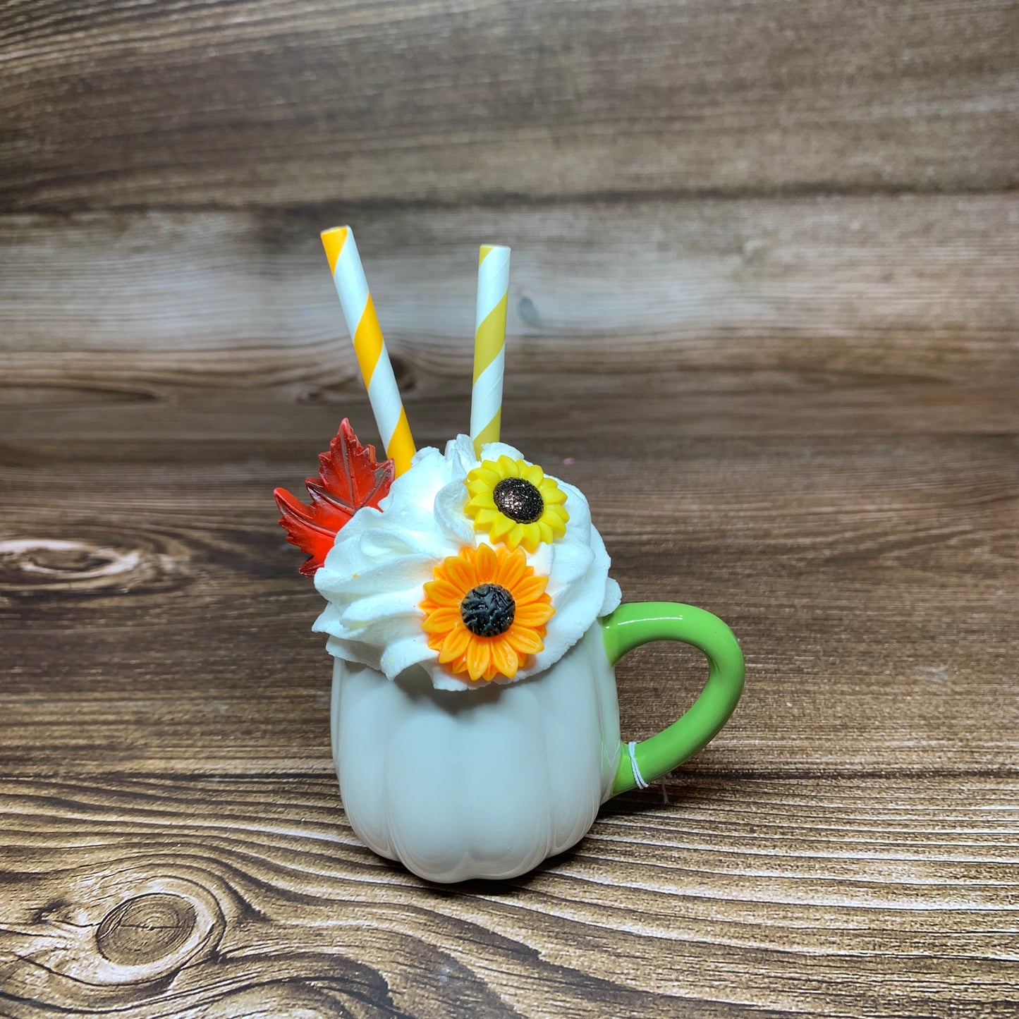Fall White Pumpkin Mini Mugs