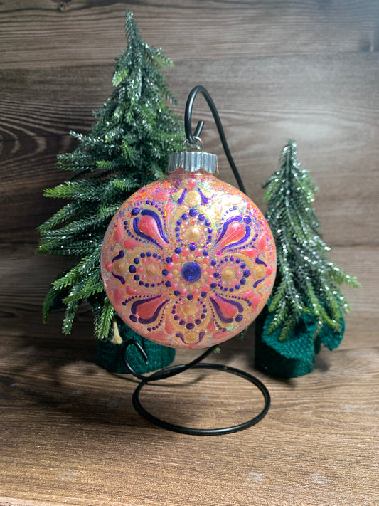 #167 Glittered Ornament