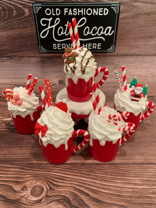 Red Drip Cup Mini Mug