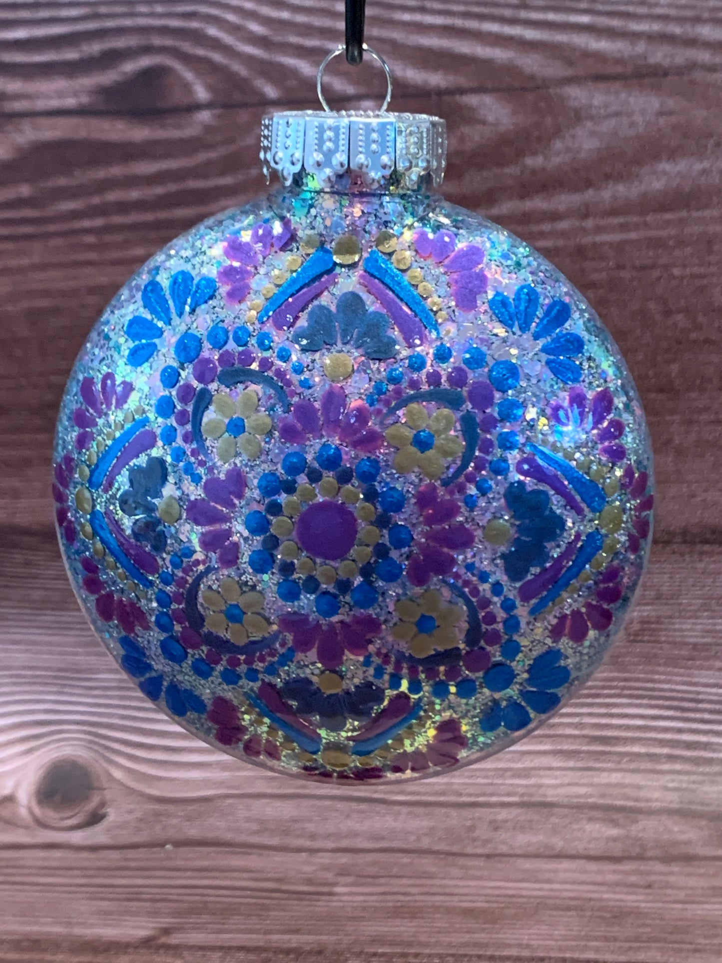 #187 Glittered Ornament
