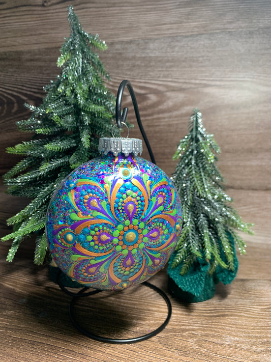 #155 Glittered Ornament