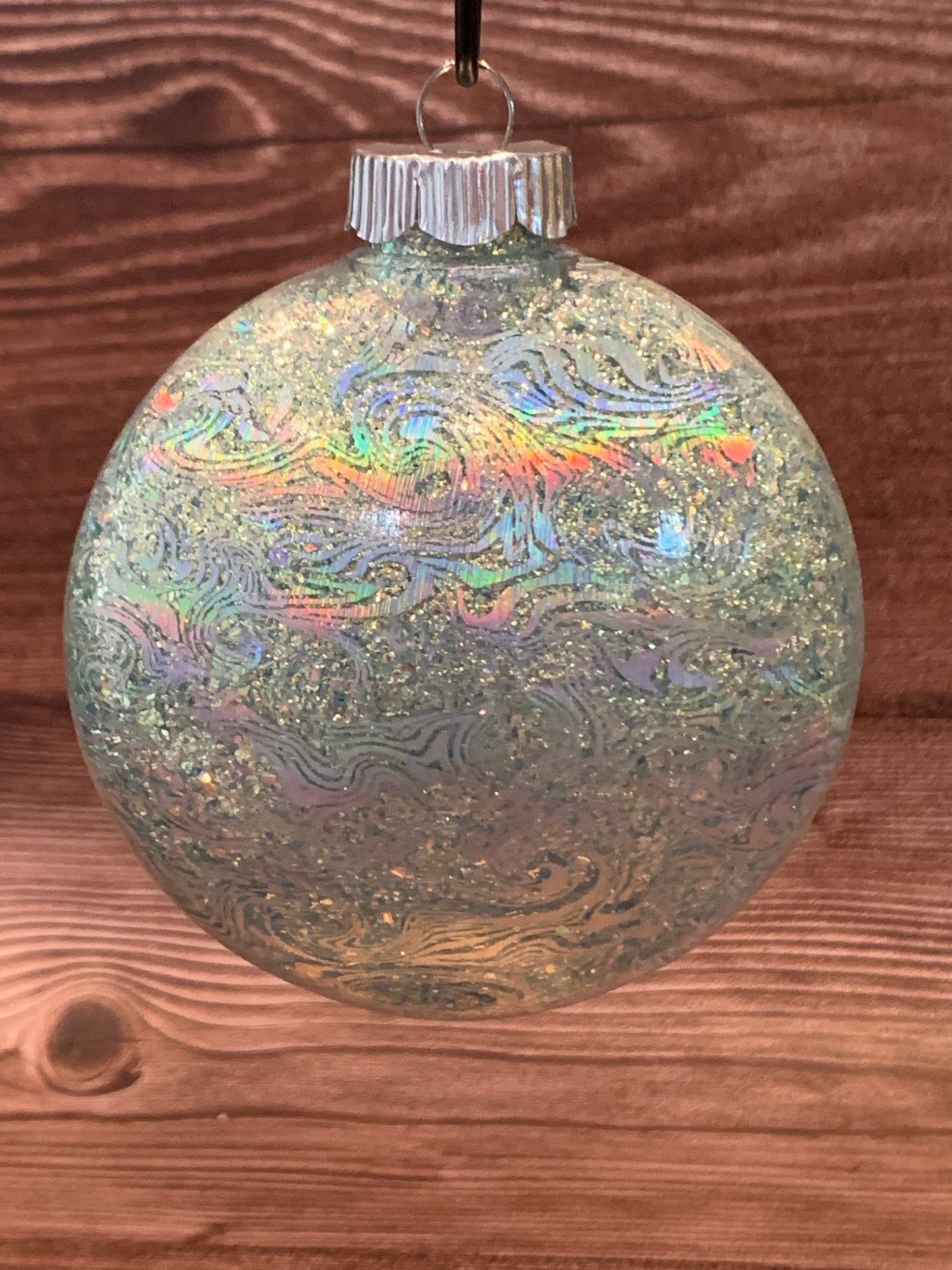 #185 Glittered Ornament
