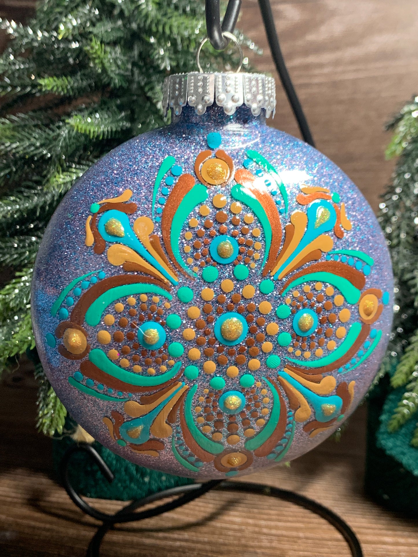 #157 Glittered Ornament