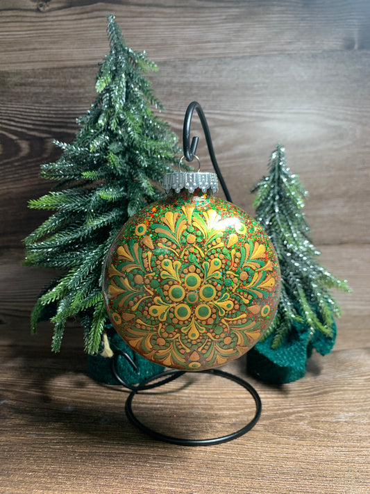 #164 Glittered Ornament