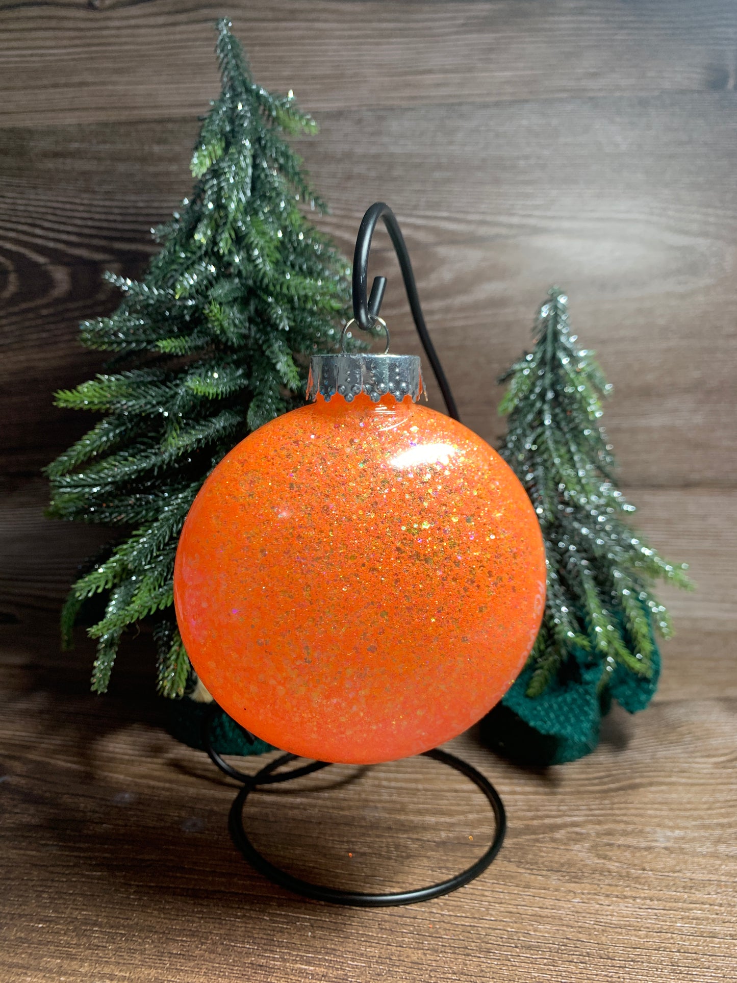 #168 Glittered Ornament
