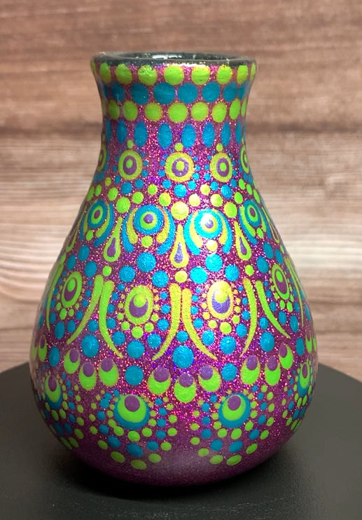 Purple vase