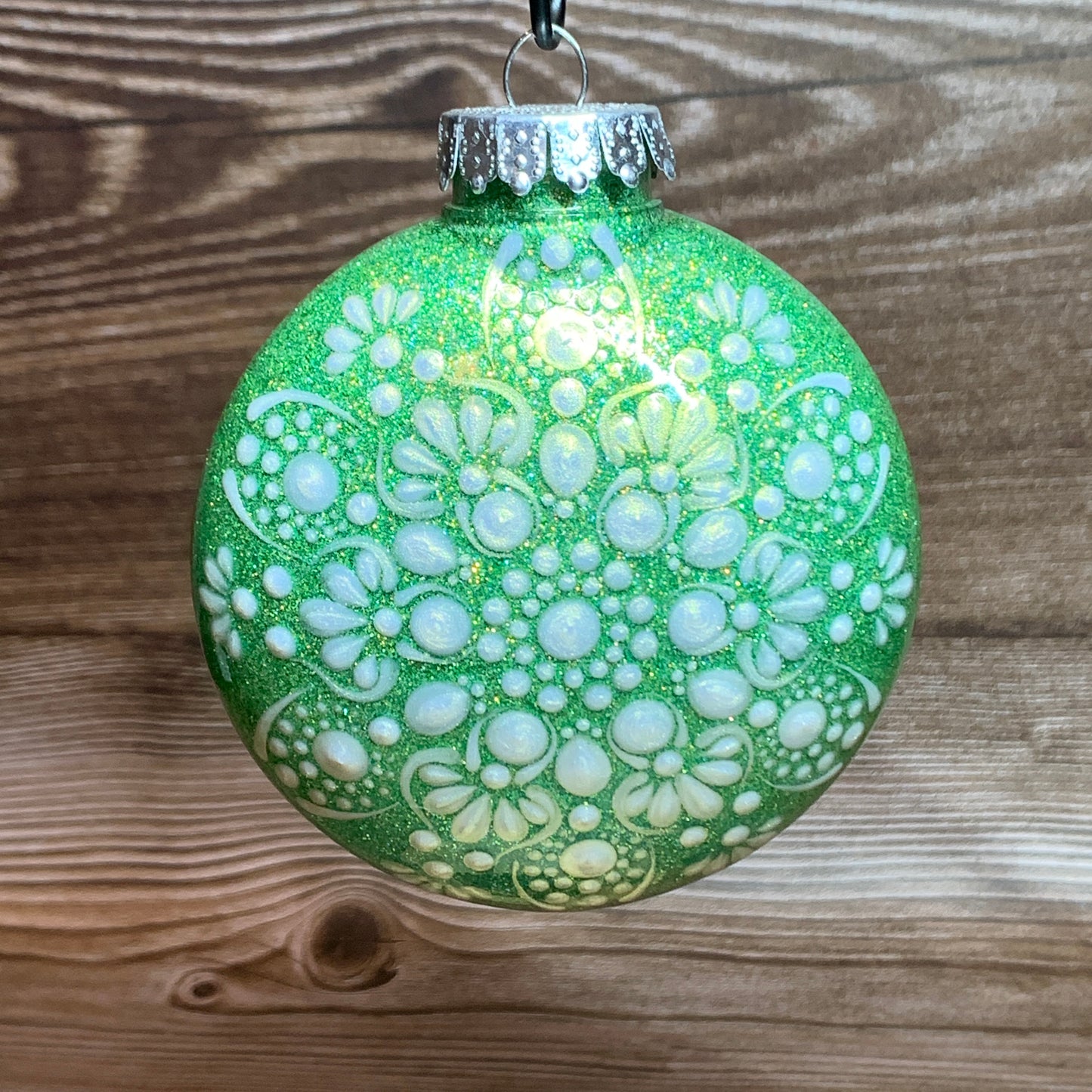 #211 Glittered Ornament