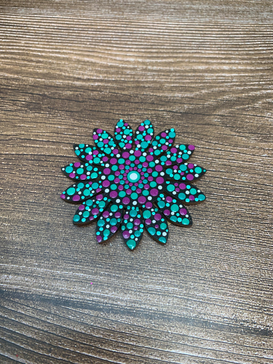 Small flower magnet