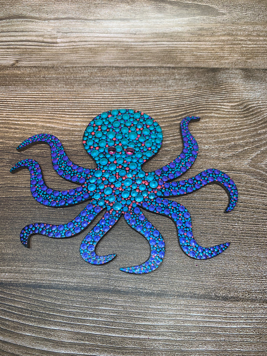 Annoyed, octopus wall hanging