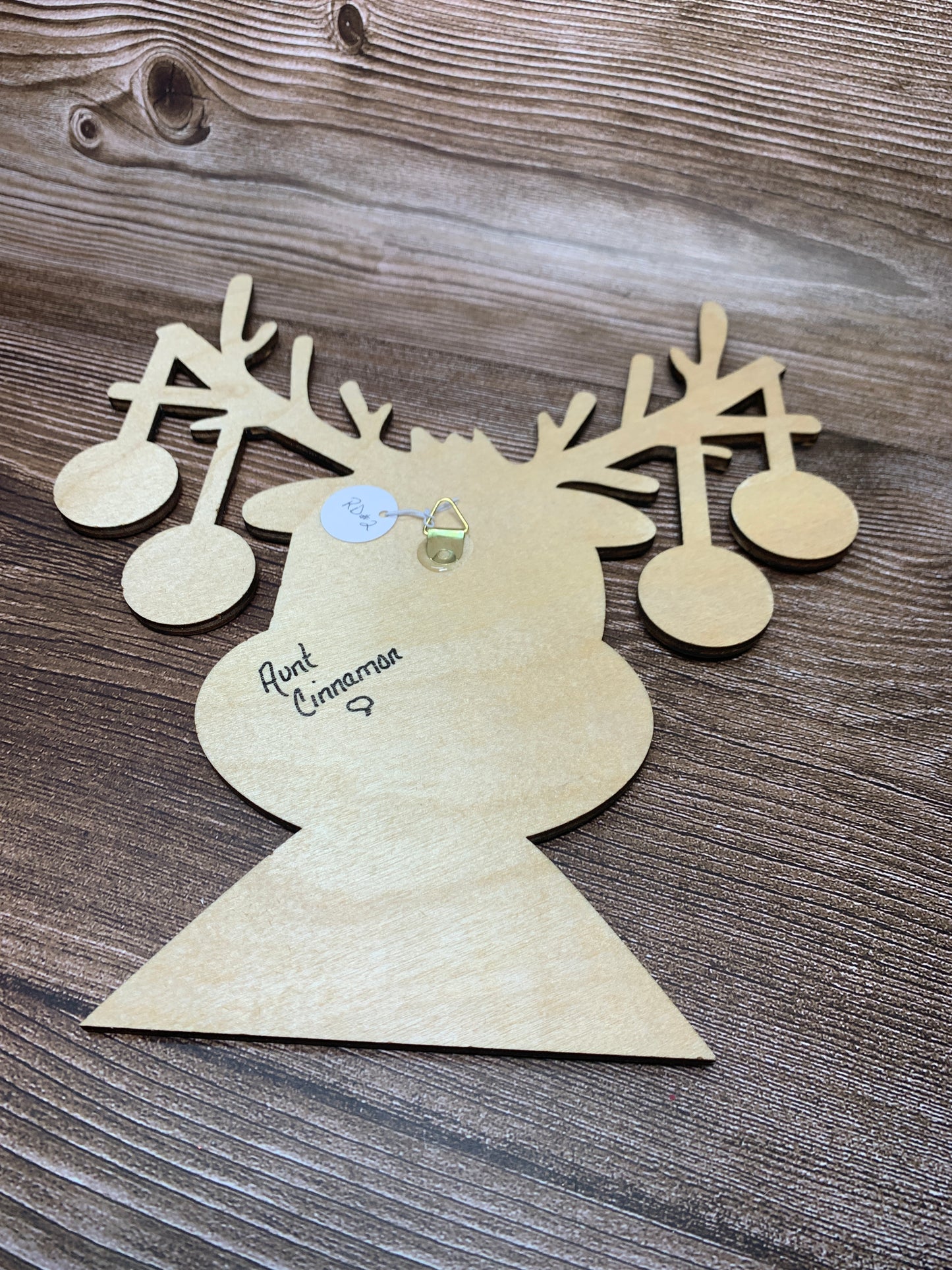 Festive Reindeer Dot Art Wall Decor