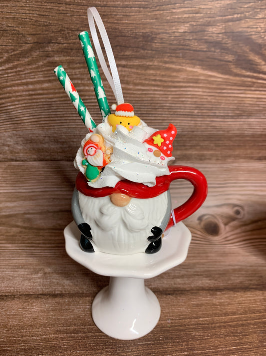 Christmas gnome Mini Mug Ornament