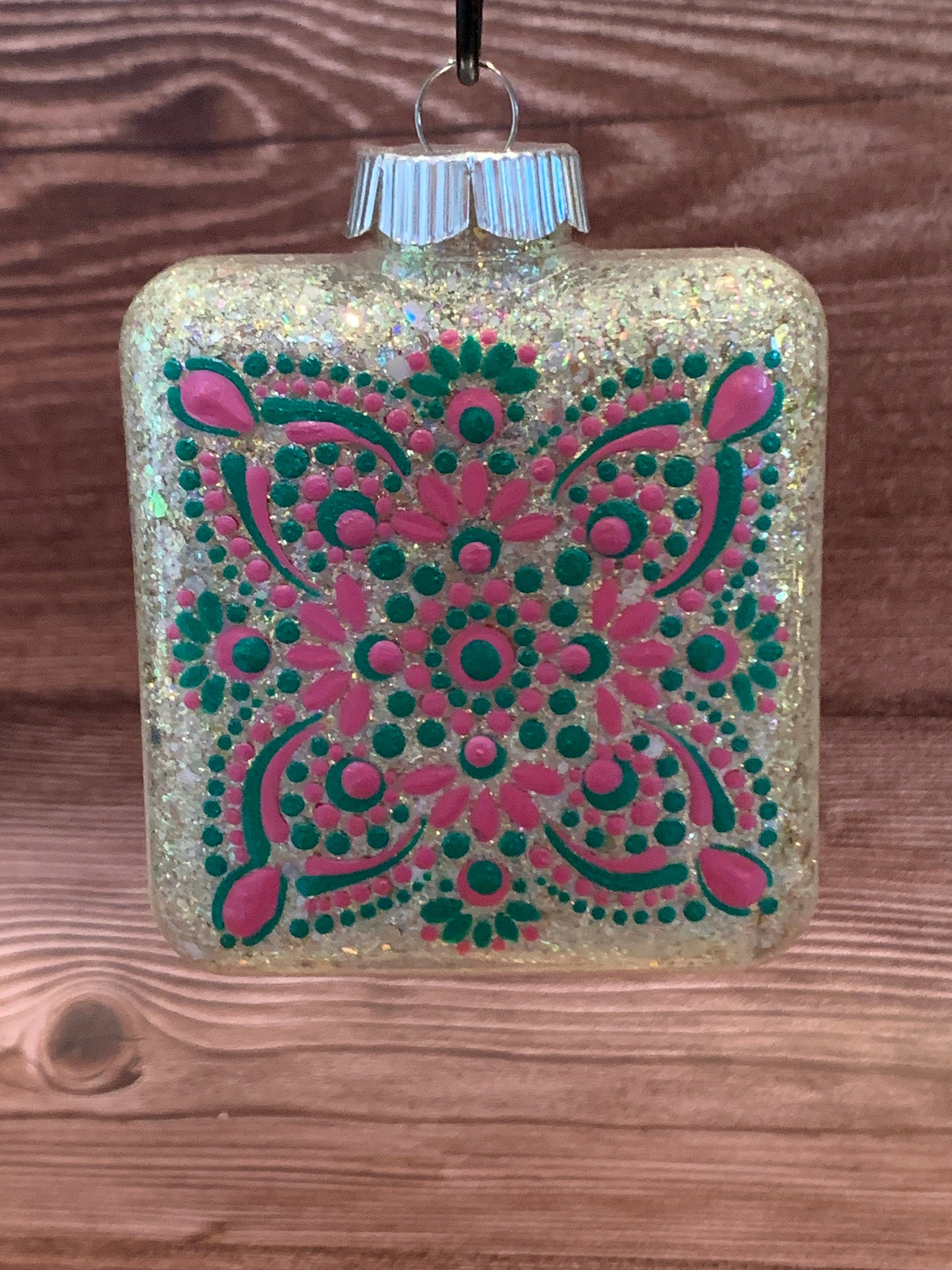 #174 Glittered Ornament
