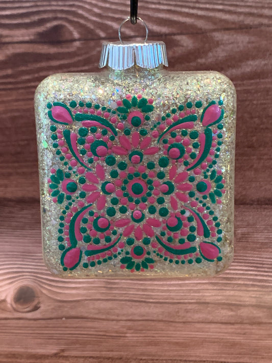#174 Glittered Ornament
