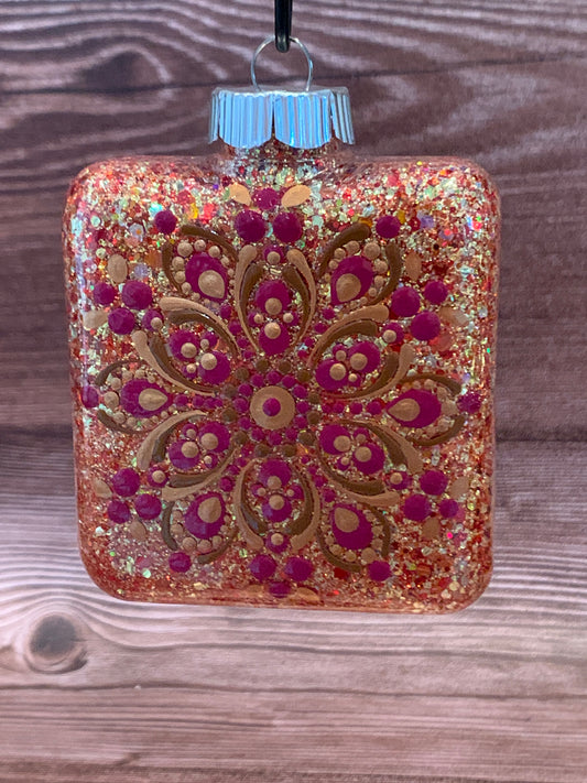 #179 Glittered Ornament