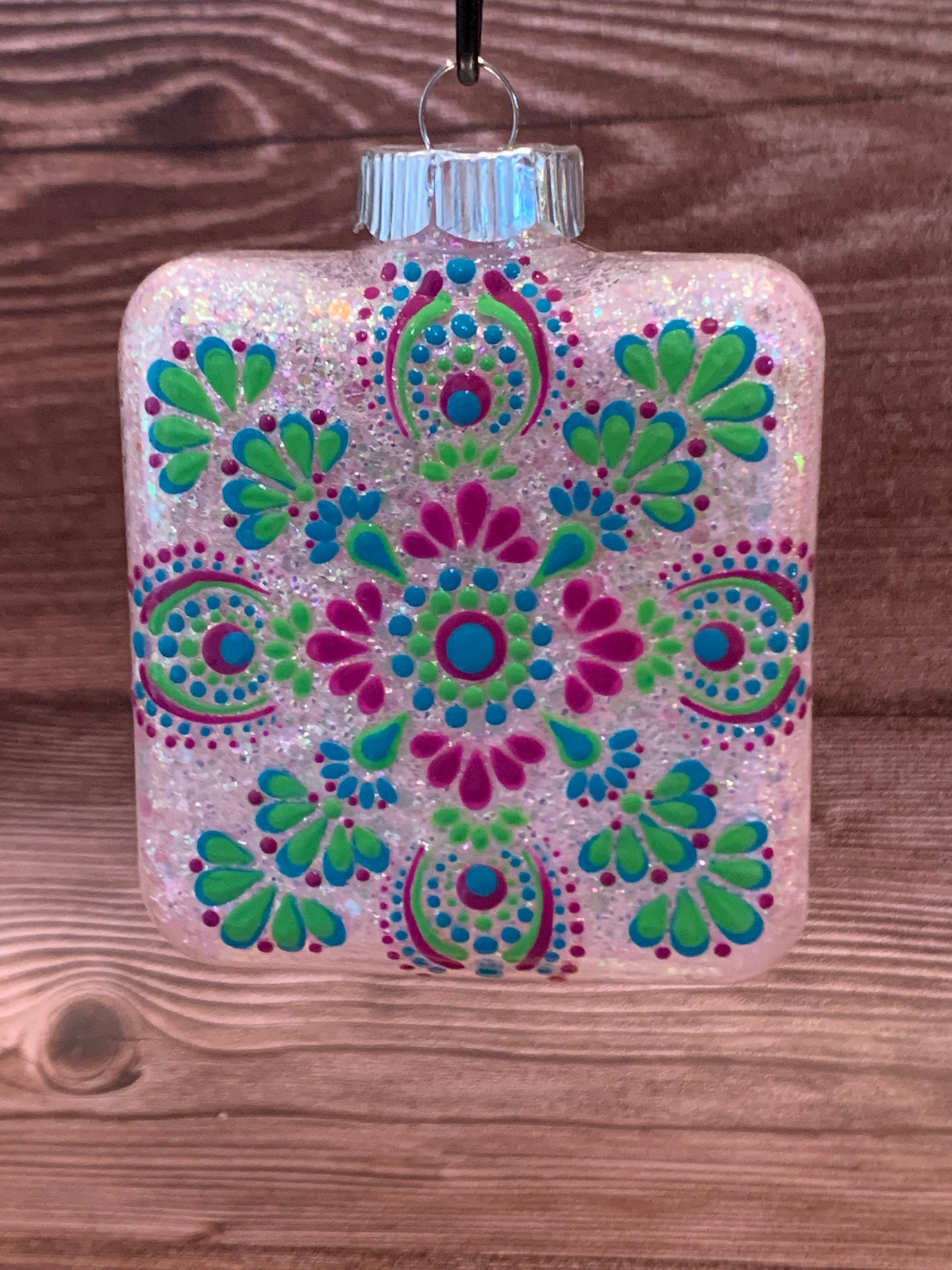 #173 Glittered Ornament