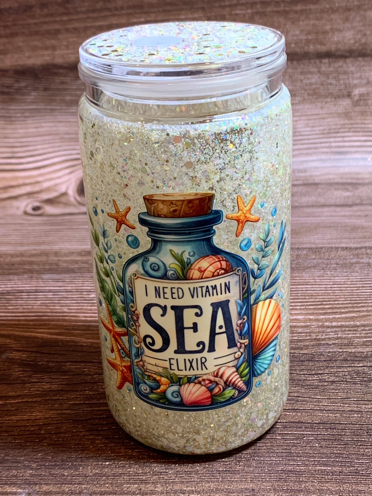 Vitamin Sea Snowglobe Tumbler