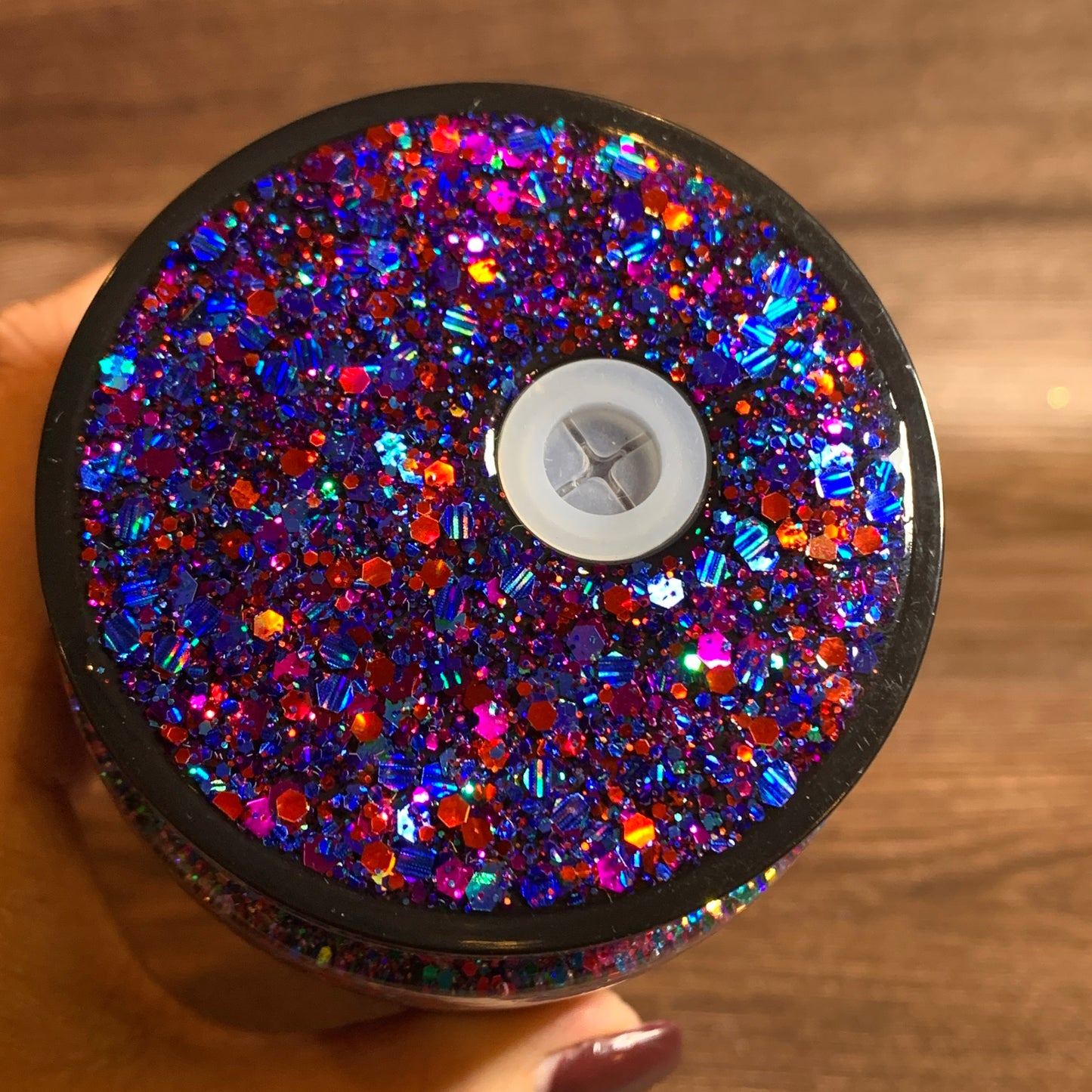 Painted 20 ounce Snowglobe Tumbler (imperfect)