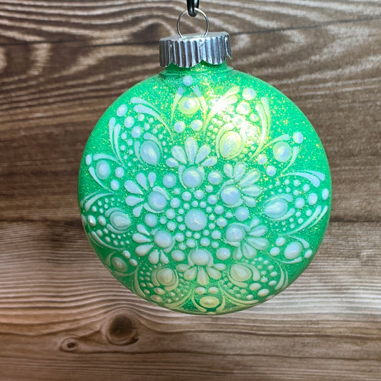#218 Glittered Ornament