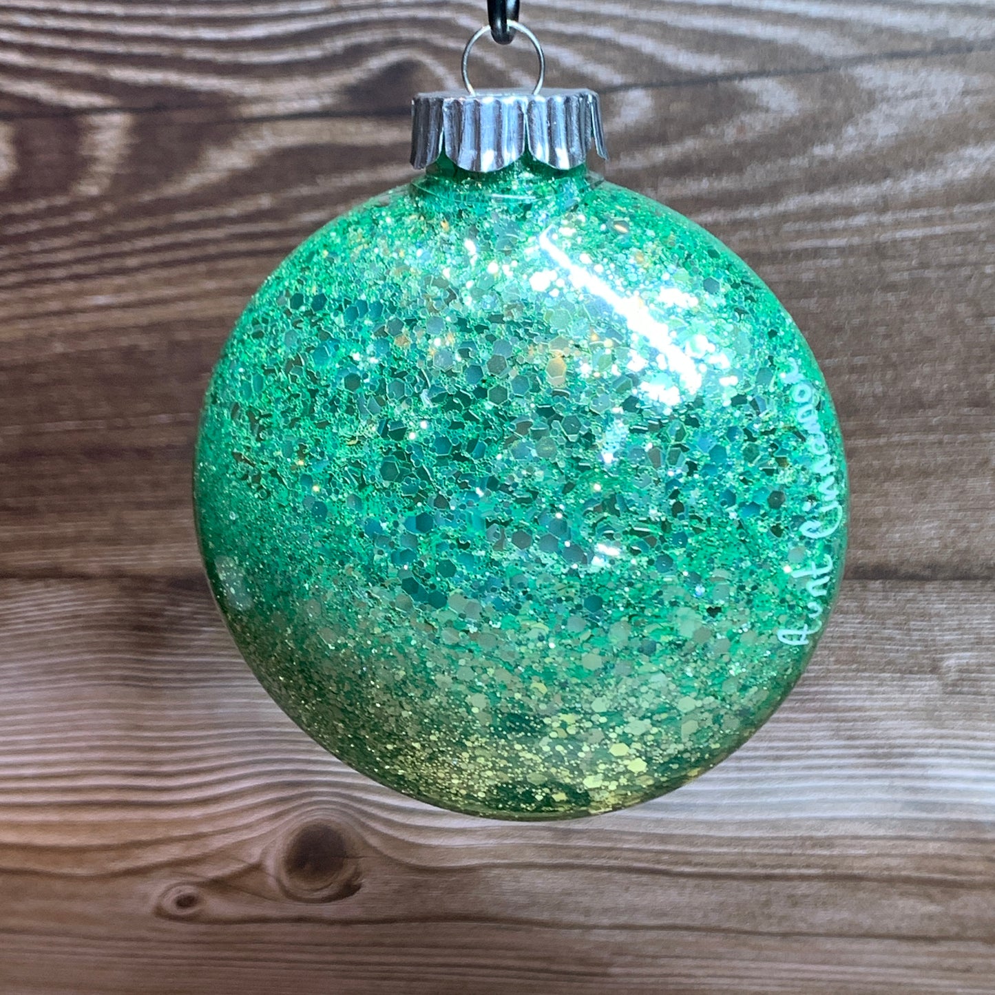 #217 Glittered Ornament