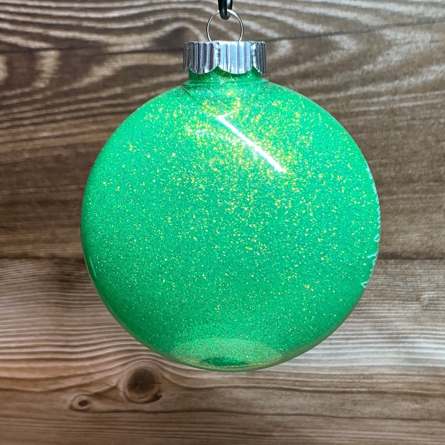 #218 Glittered Ornament