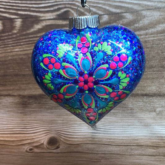 #214 Glittered Ornament