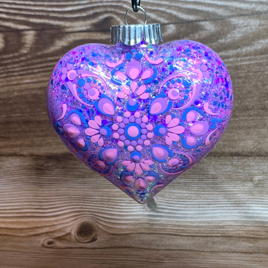 #213 Glittered Ornament