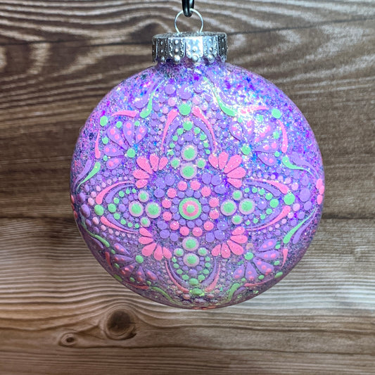 #212 Glittered Ornament