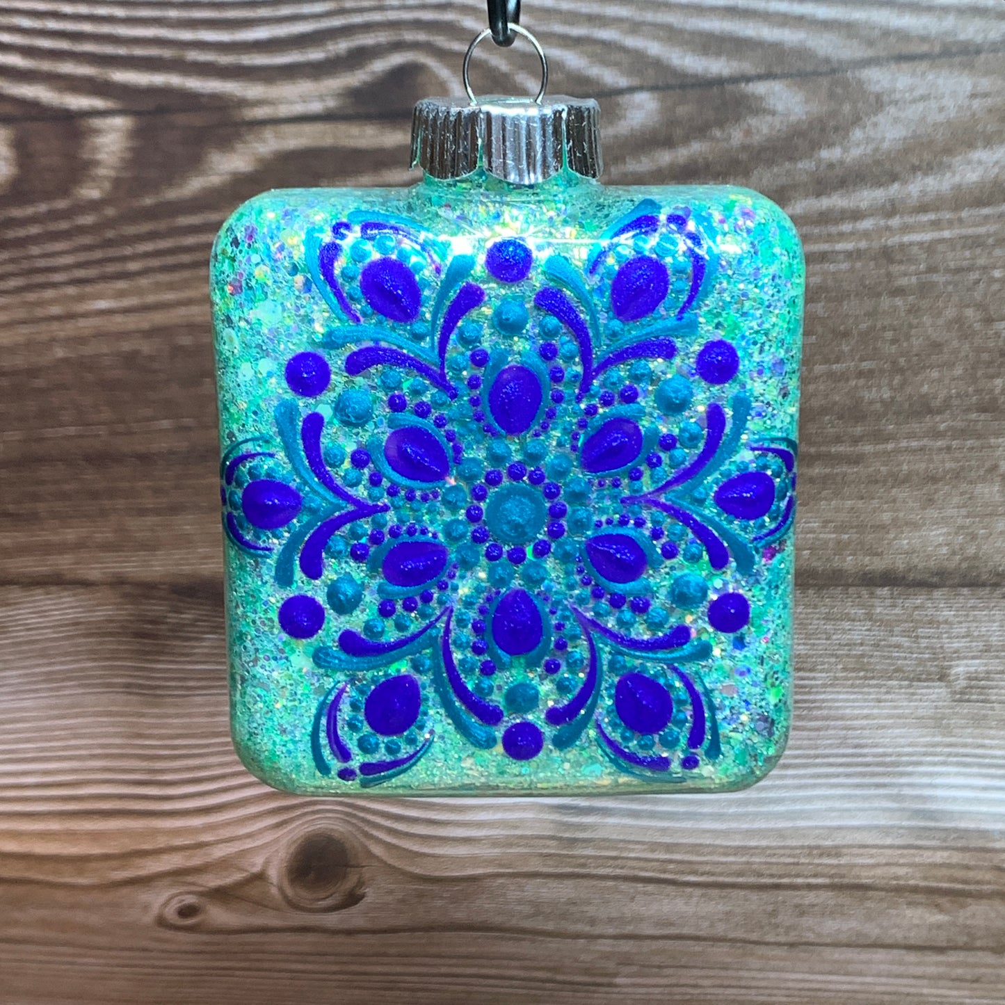 #209Glittered Ornament