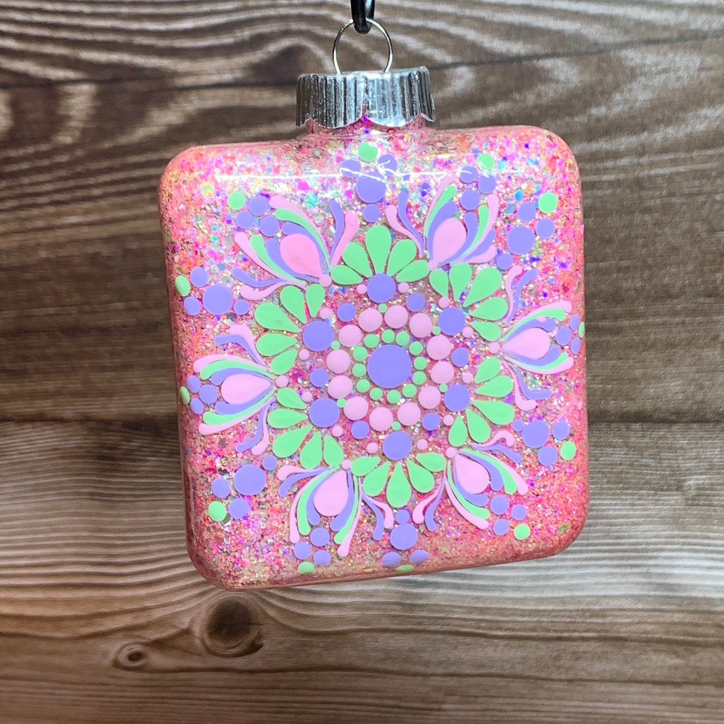 #208 Glittered Ornament