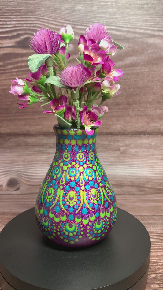 Purple vase