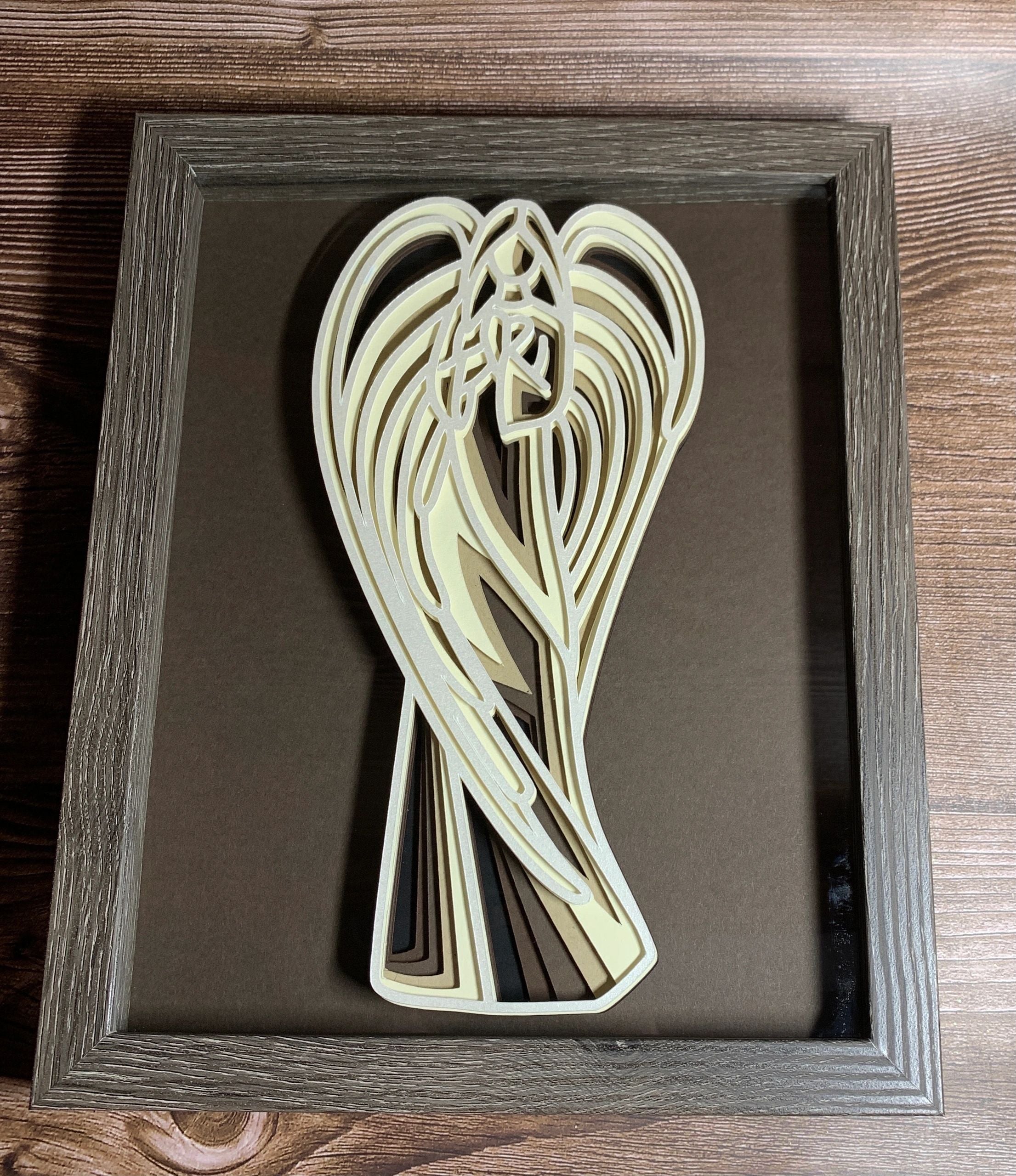 Angels Frame Design Framed 3 Dimensional Angel – AuntCinnamon