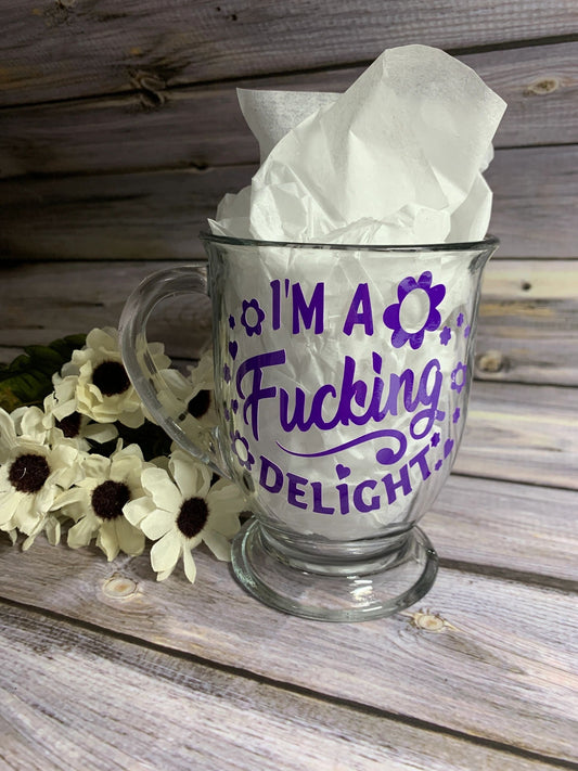 Im a Fucking Delight Heat Activated Cup Purple