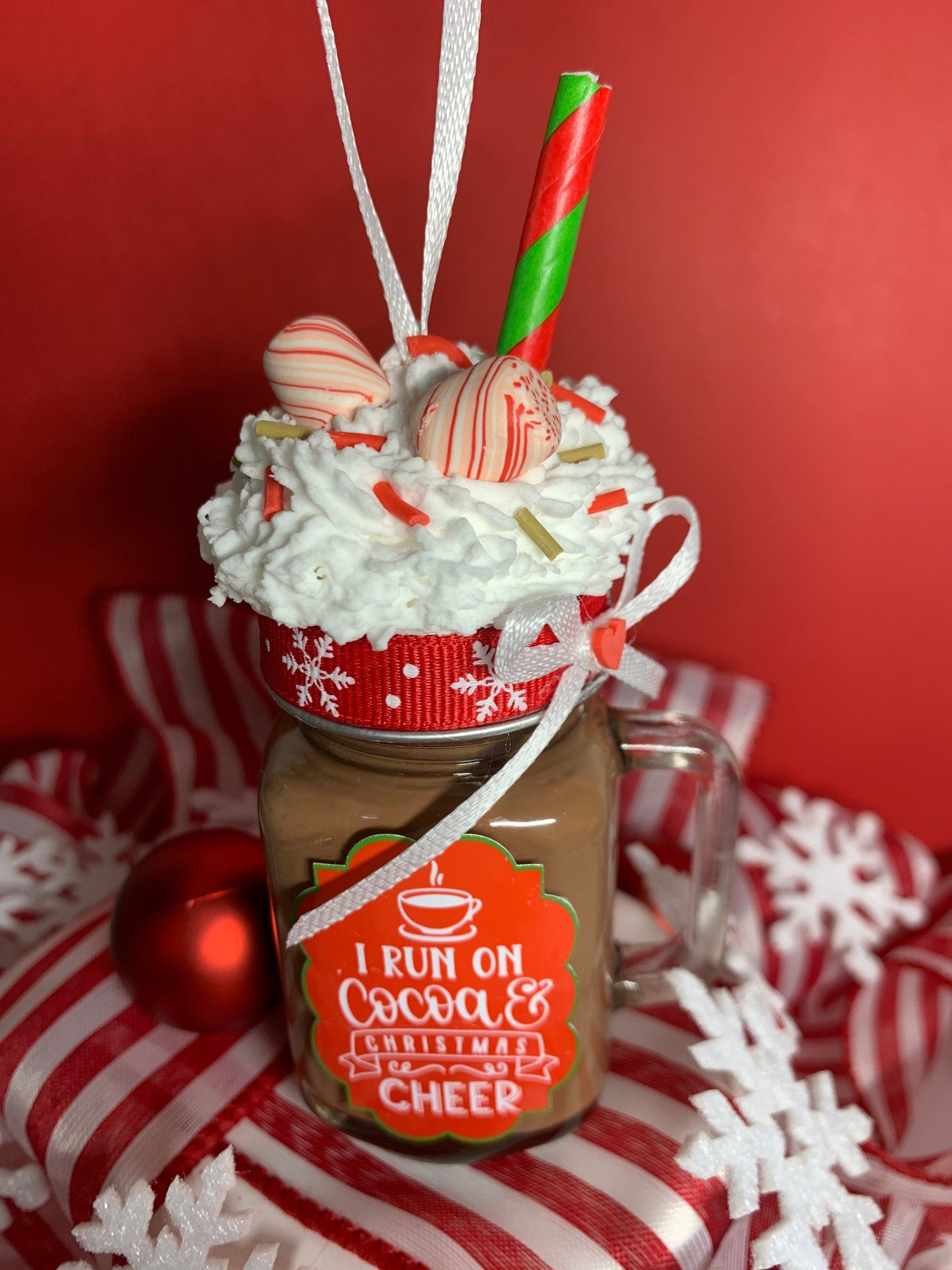 Hot Cocoa Mini Mug Ornament