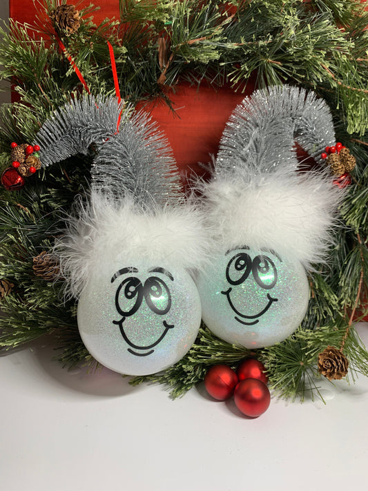 Silver Elf Ornament