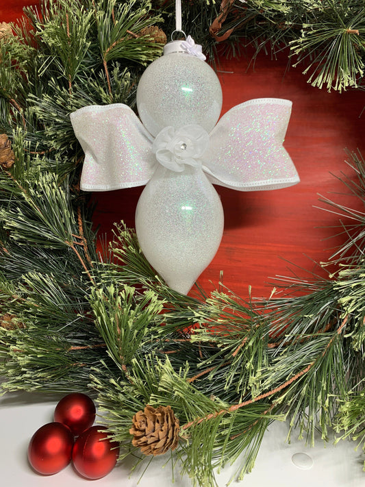Glitter Angel Ornament