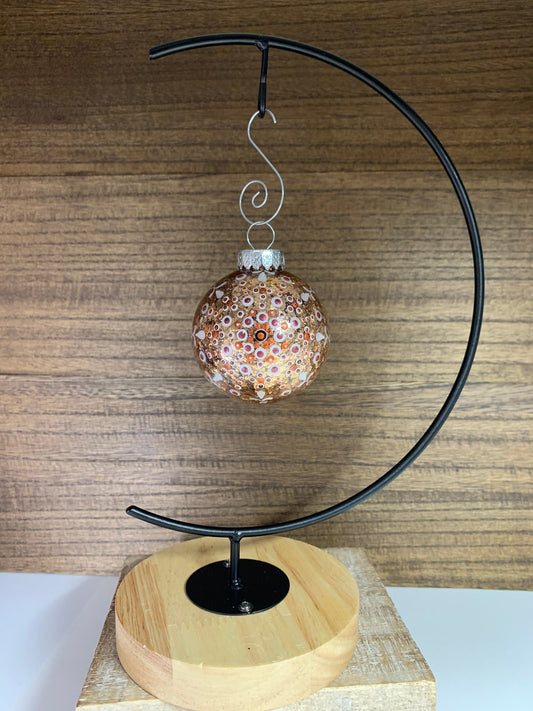 #3 Glittered Mandala Ornament