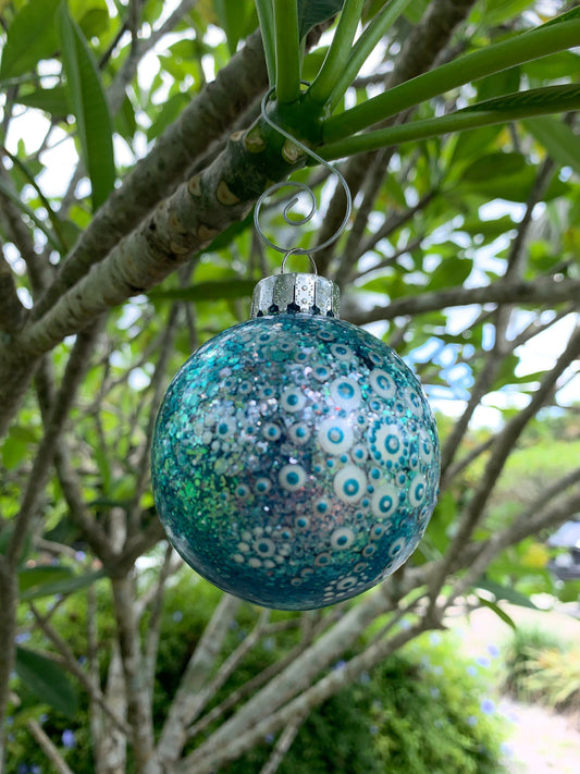 #2 Glittered Dot Art Ornament