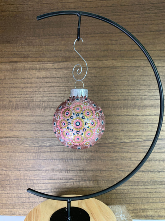 #6 Glittered Dot Art Ornament