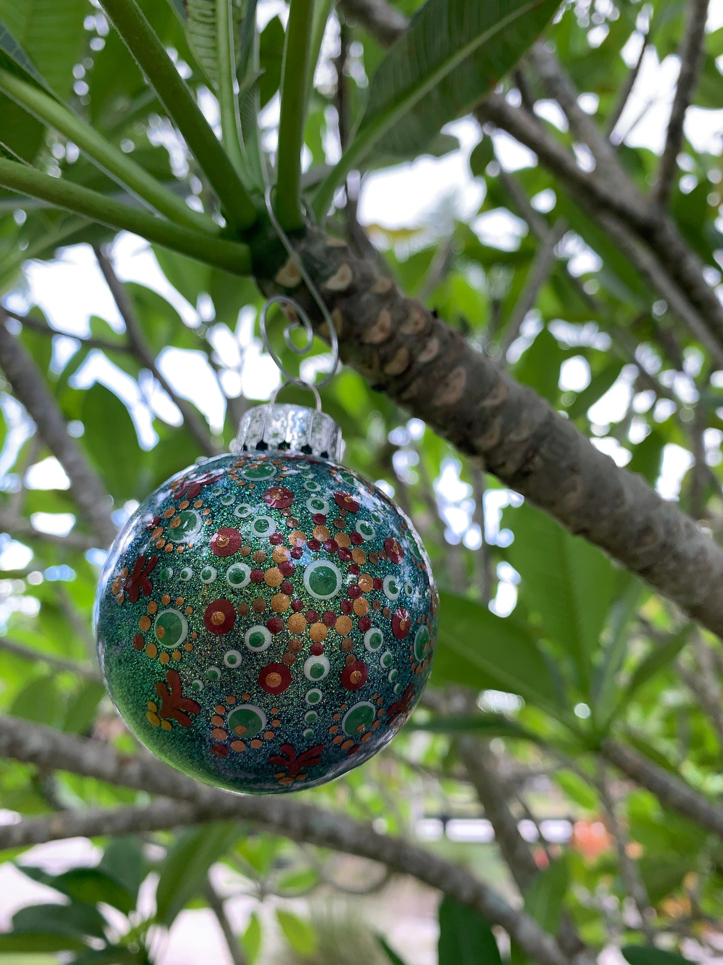 Mandala Dot Art Ornament