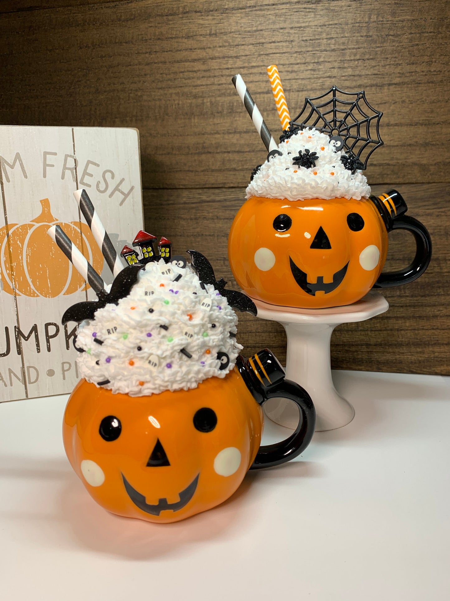 Jack O Lantern Halloween Mini Mugs
