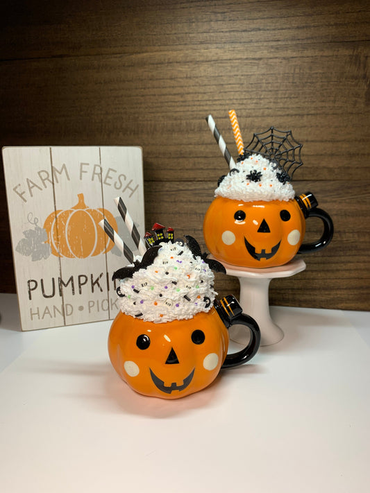 Jack O Lantern Halloween Mini Mugs