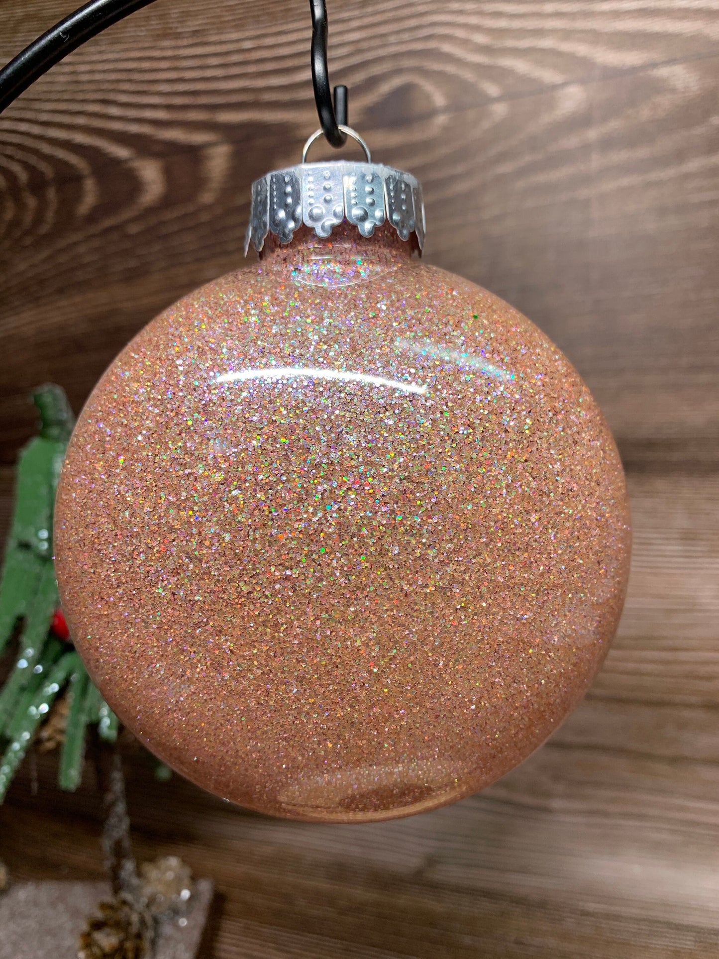 #18 Glittered Dot Art Ornament