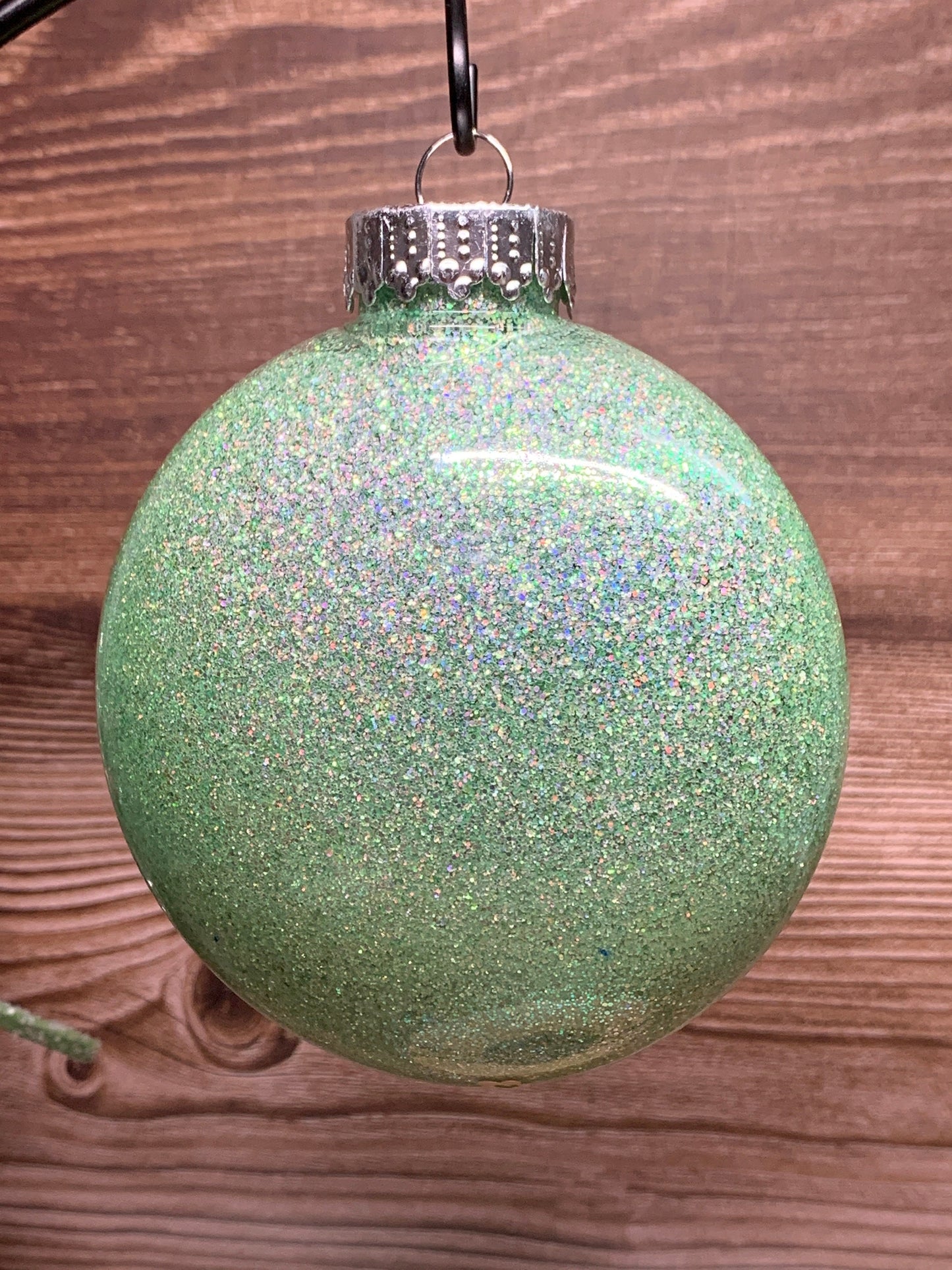 #29 Glittered Dot Art Ornament
