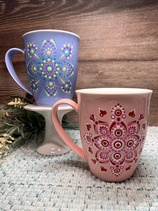 Hand Dotted Coffee Or Tea Cup